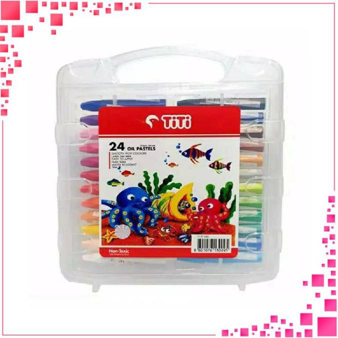 

{{BAYAR DI TEMPAT}} Crayon TITI JOYKO 0il Pastel 24 Warna CUCI GUDANG [Kode 1|Kode 2|Kode 3|Kode