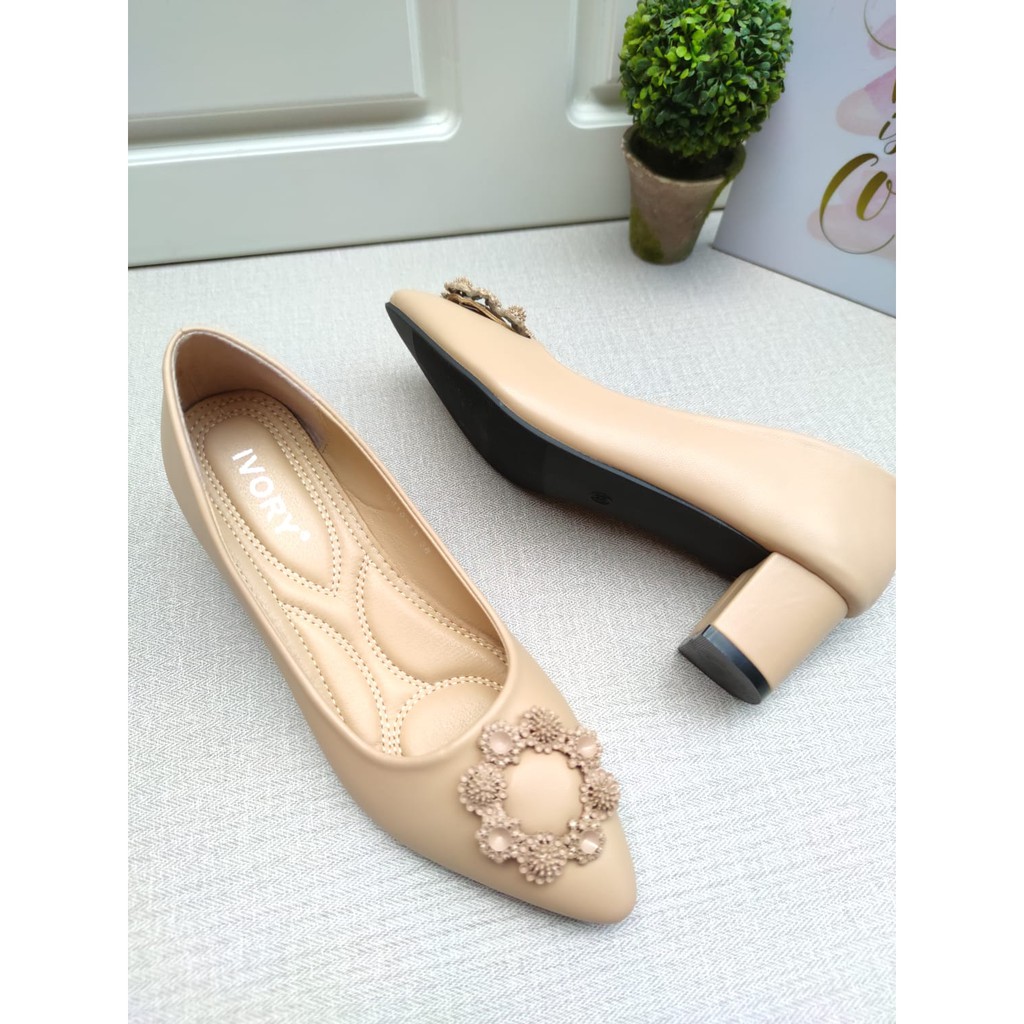 IVORY Sepatu Wanita Heels Pantofel Kerja 8410-13