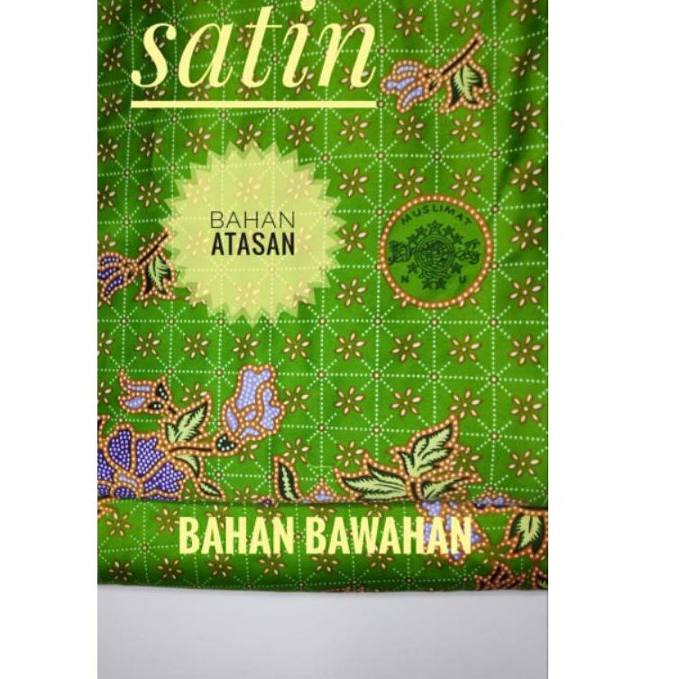 Hemat Banget,, Kain Batik Muslimat NU Bahan Satin Premium