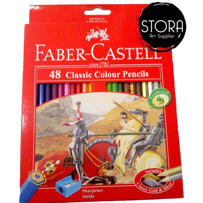 

(DISKON TERMURAH) FABER CASTELL PENSIL WARNA CLASSIC ISI 48