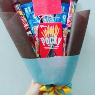 Buket Jajan Bouquet  Snack Buket DIY Buket Wisuda Buket 