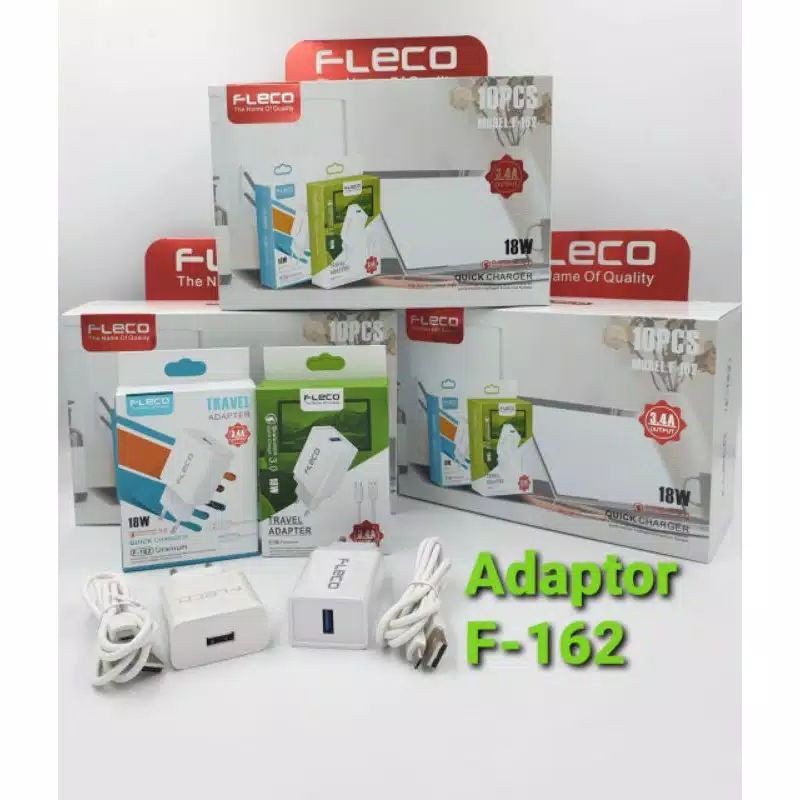 TRAVEL CHARGER FLECO 3.4A 1USB TC CASAN FLECO MICRO 3.4A F-162