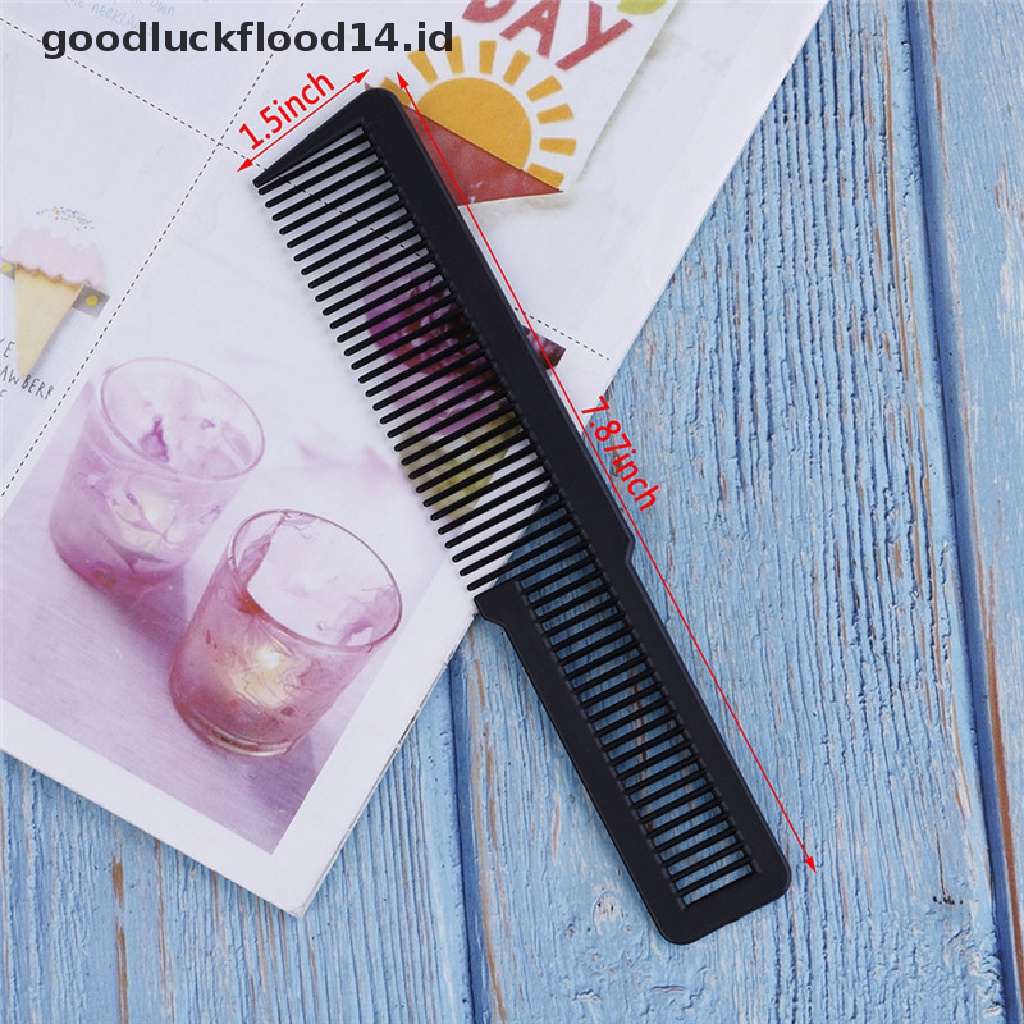 [OOID] 1Pc Plastic Hair Cutting Comb Durable Hair Salon Trimming Comb Hairdressing Tool ID