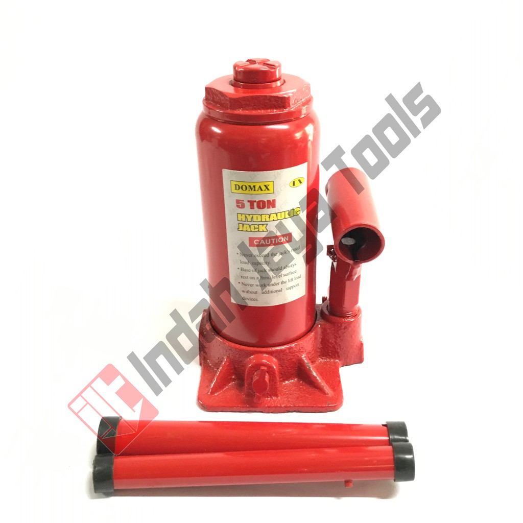 Dongkrak Botol DOMAX 5 Ton - Dongkrak Mobil Truk Hydraulic