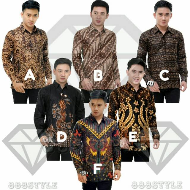 Jual Murah Kemeja Batik Pria Ppbtk07 Wsa04 Lengan Panjang /kemejapria/kemejabatik/batikpriabatikmodern DoX86OwcYAkxQR