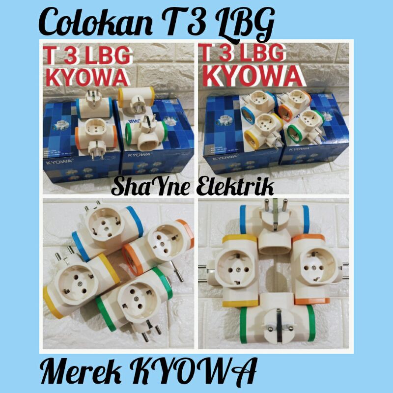 STEKER T COLOKAN 3 LUBANG KYOWA-924 / Okachi