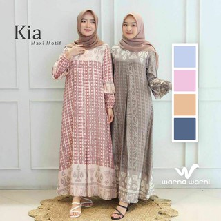 RB GAMIS PESTA Kia Maxi motif  Fashion Wanita Muslimah Dress Trendy