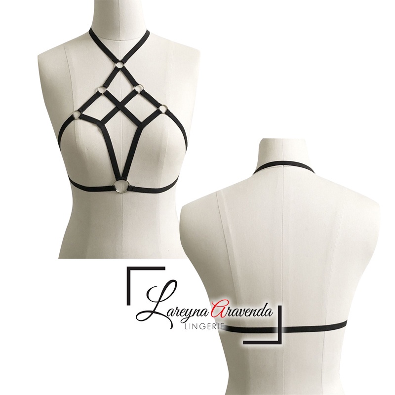 BH BRA Seksi Model Diamond Rings Open Cup BH002