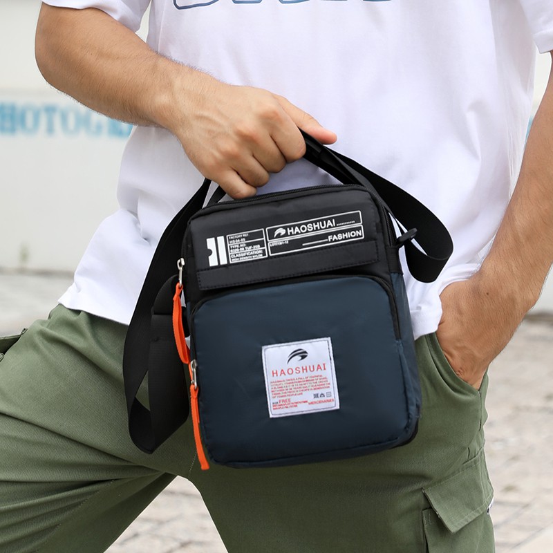 HAOSHUAI 208 Tas Selempang Pria Waistbag Pria Waterproof WATCHKITE WKOS