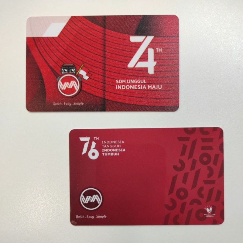 KMT - Kartu Multi Trip KRL/Commuter Line Edisi Tematik HUT RI