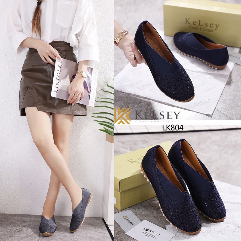 Kelsey Sepatu Flatshoes Wanita  LK804
