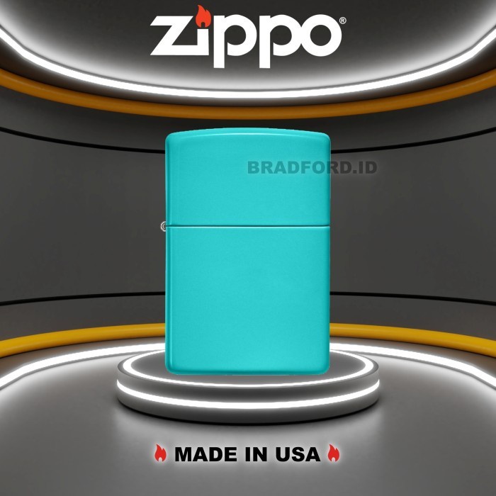 Zippo Original Classic Flat Turquoise 49454 Garansi Resmi USA