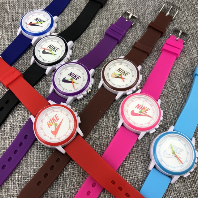 ［ready stock］Jam tangan anak-anak sport karet Adidas ready 7warna jam mural s1028