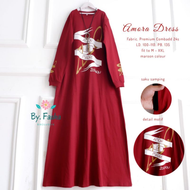Kaos Dress Wanita Jumbo Terbaru. Gamis Wanita Ld 125. Gamis Bahan Halus Adem Menyerap