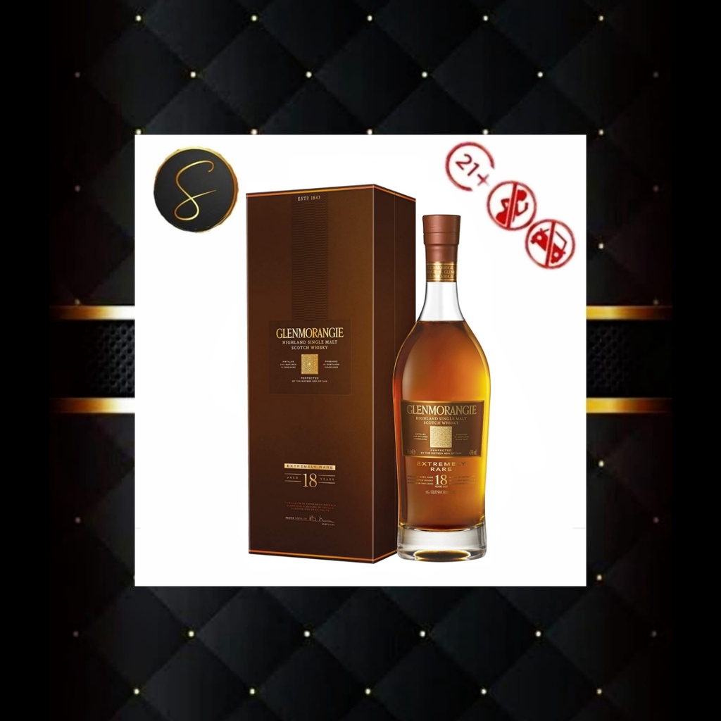 GLENMORANGIE AGED 18 YO HIGHLAND SINGLE MALT SCOTCH WHISKY 700ML