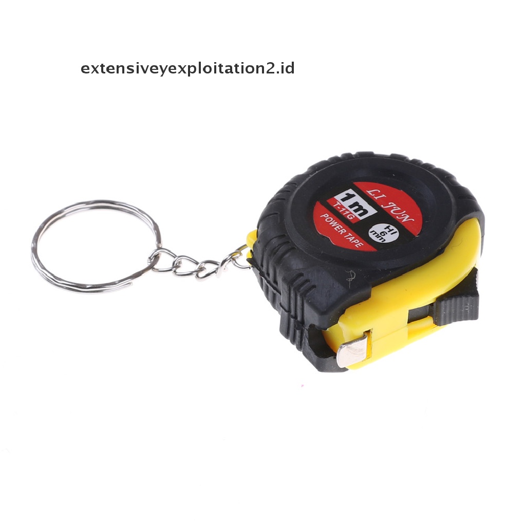 (Hotter 1m) Penggaris portable Retractable Tape Measure Penggaris Mini Plastik