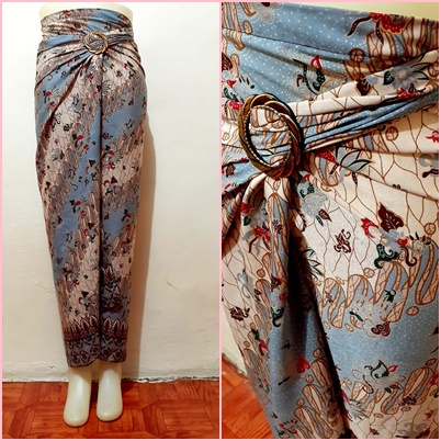 ROK LILIT INSTAN JEIVA REMPEL MAXI BATIK WANITA / ROK BAWAHAN KEBAYA / ROK LILIT BATIK WANITA-tosca mewah