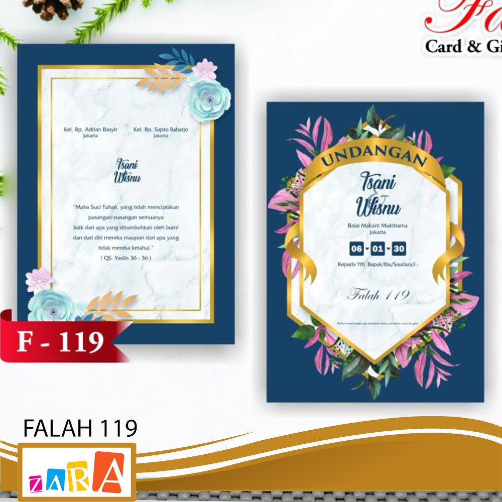 Blangko Undangan Falah 119 Harga Grosir
