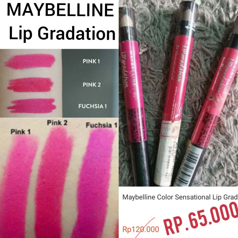 Original Lipstick Maybelline Color Sensational Lip Gradation
