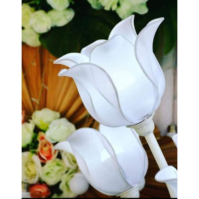 KAP LAMPU DEKORASI BUNGA MAWAR