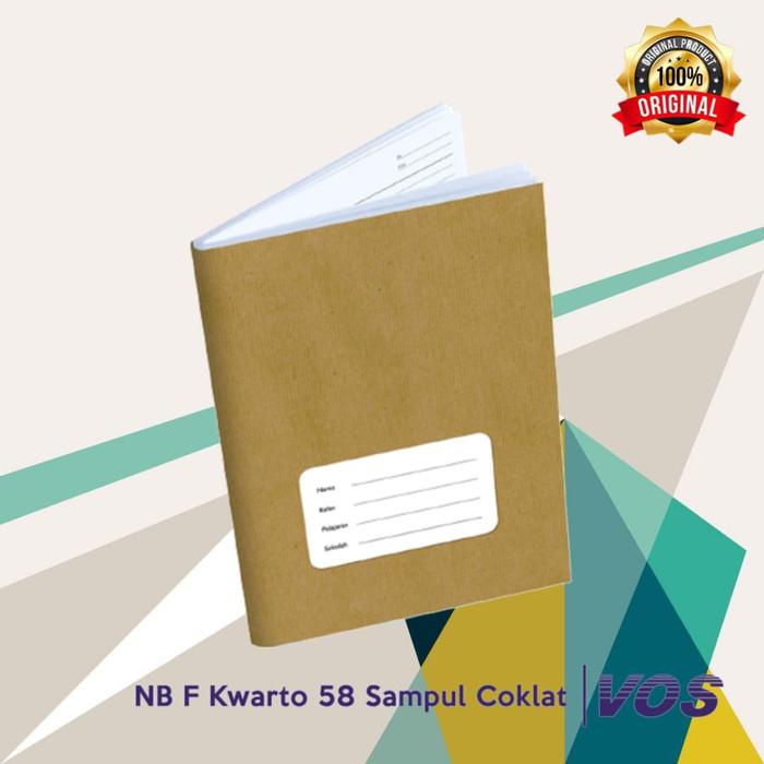 

Notebook / Buku Tulis Vos F Kwarto 58 Sampul Coklat Isi 10