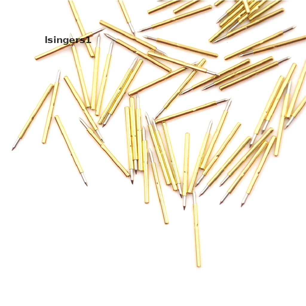 (lsingers1) 100pcs / Set Pin Pogo P75-B1 Diameter 1.0mm Untuk Alat Pertukangan