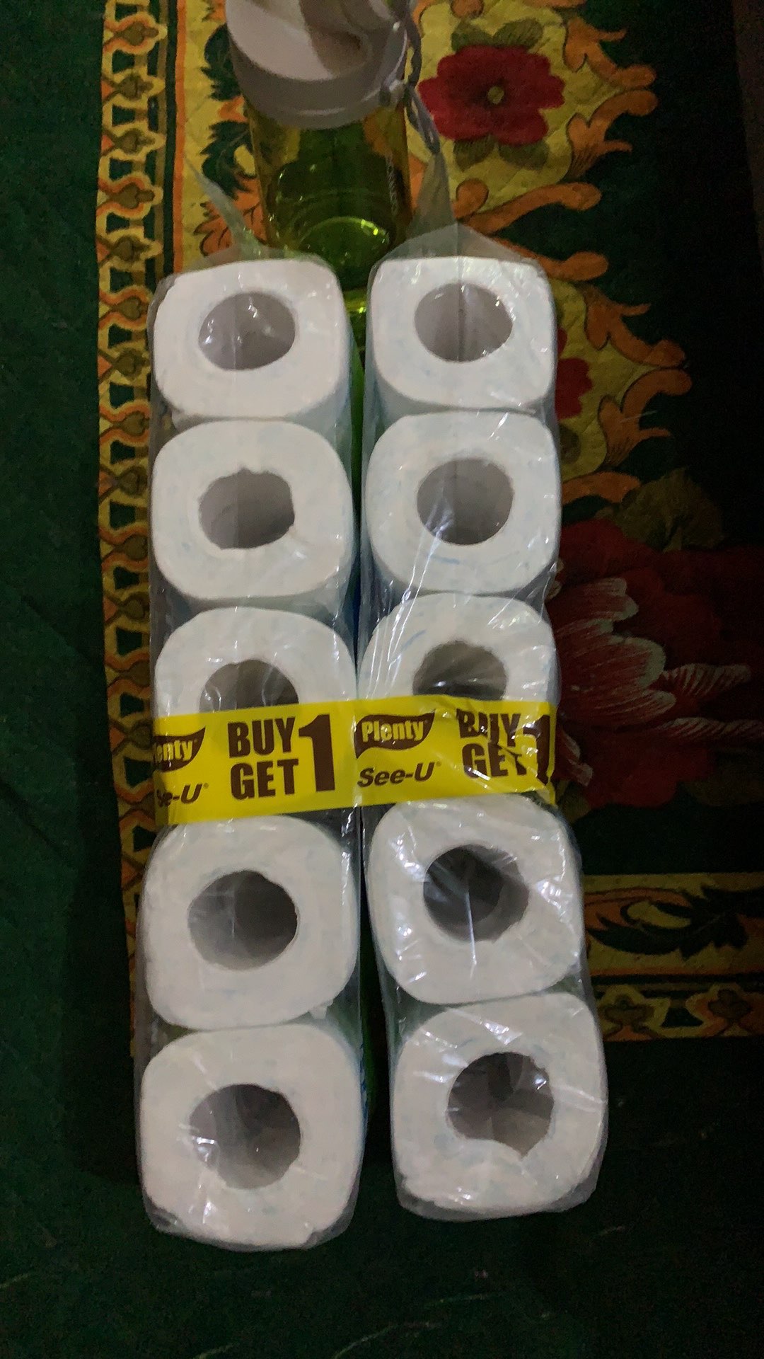 Plenty Bathroom Rolls Tissue Makro Mikro Flower [10 Roll/2 Ply] - Buy 1 Get 1