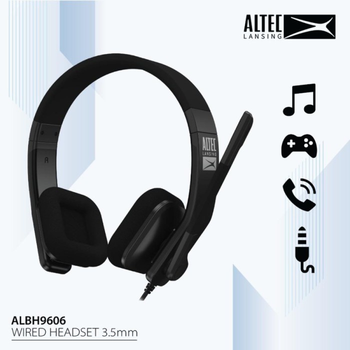 Headset Altec Lansing ALBH9606 Stereo Headset Wired ALBH9606