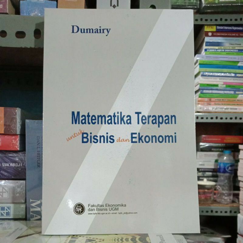 Jual Buku Matematika Terapan Untuk Bisnis Dan Ekonomi | Shopee Indonesia