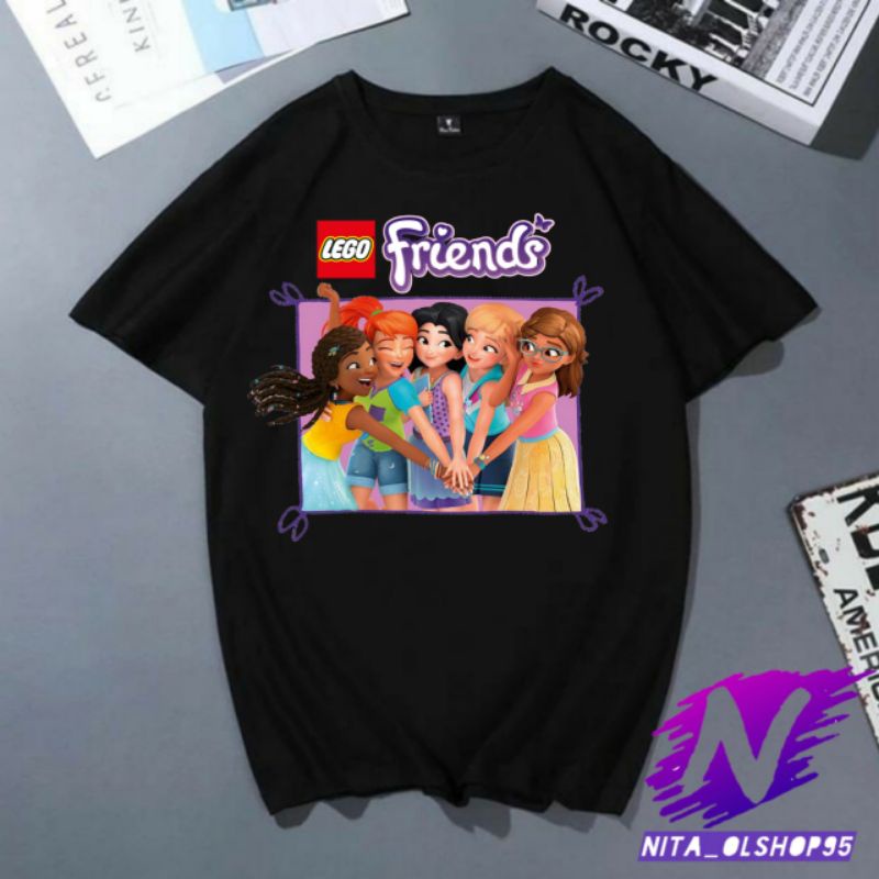 baju Lego friends kaos anak Lego friend karakter terbaru