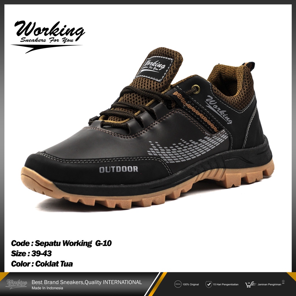 Working Snekares For You Sepatu Hiking Pria G-10