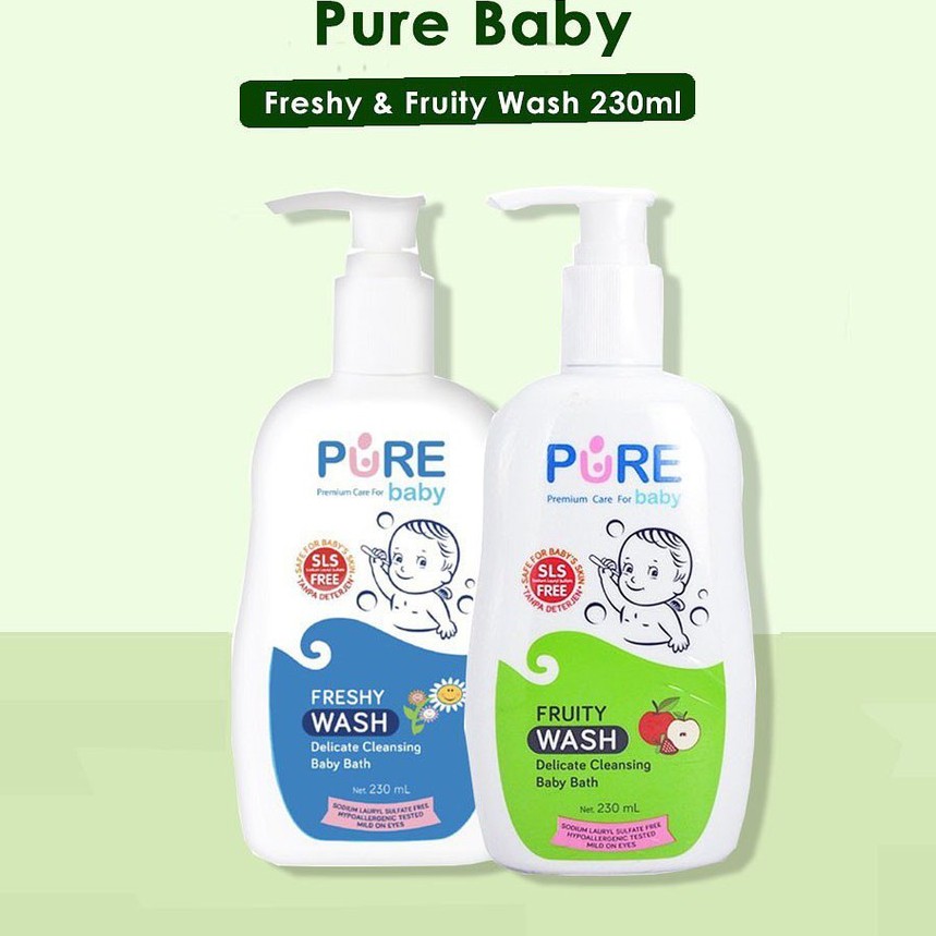 PURE BABY WASH 2IN1 230ML