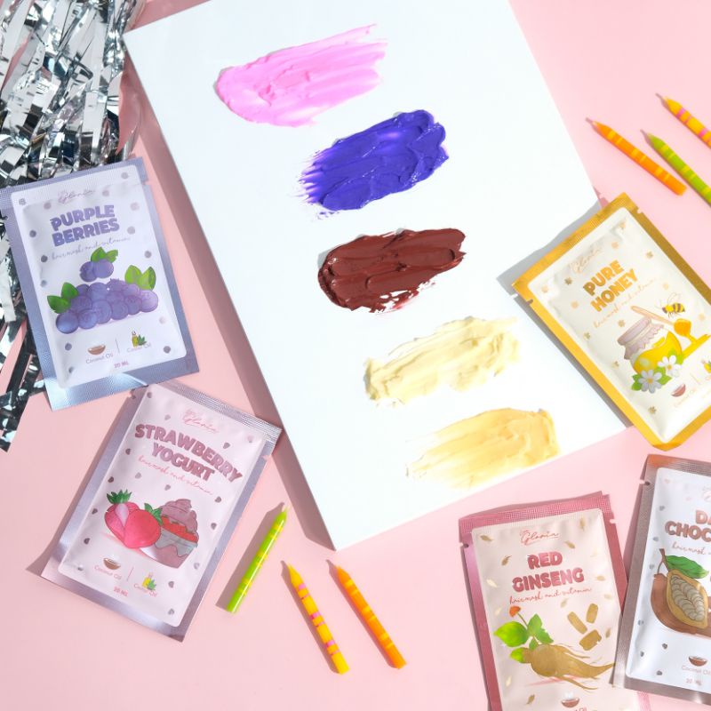 HAIR MASK AND VITAMIN LEA GLORIA BPOM