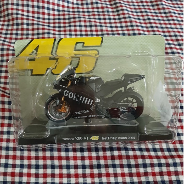 Diecast Ducati - Diecast New Ray Vespa - Diecast Motogp Diecast Miniatur Motogp Valentino Rossi 2004