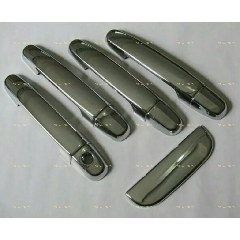 Paket Outer Handle Rush Terios Lama Old 2007 2008 2012 2015 2017 5pcs Elegant Cover Chrome