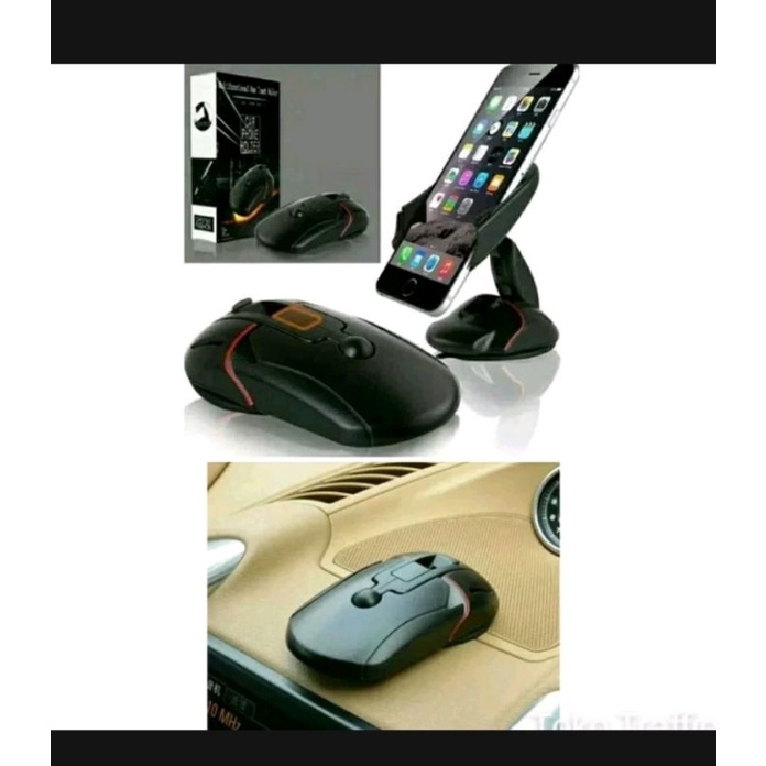Dudukan smartphone model Mouse aksesoris interior mobil holder hp
