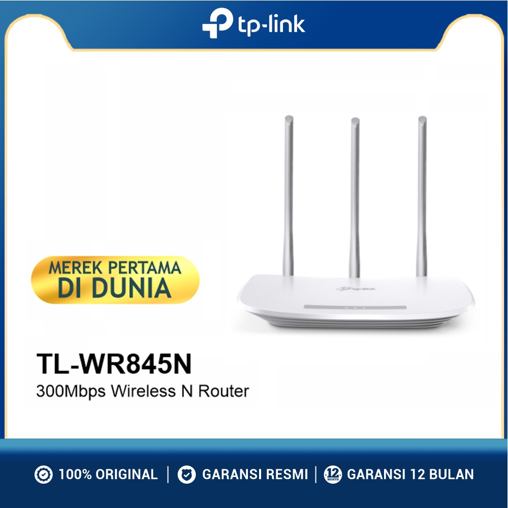 TP-LINK TL-WR845N 300Mbps Wireless N Router Tplink WR845N 845N Garansi Resmi