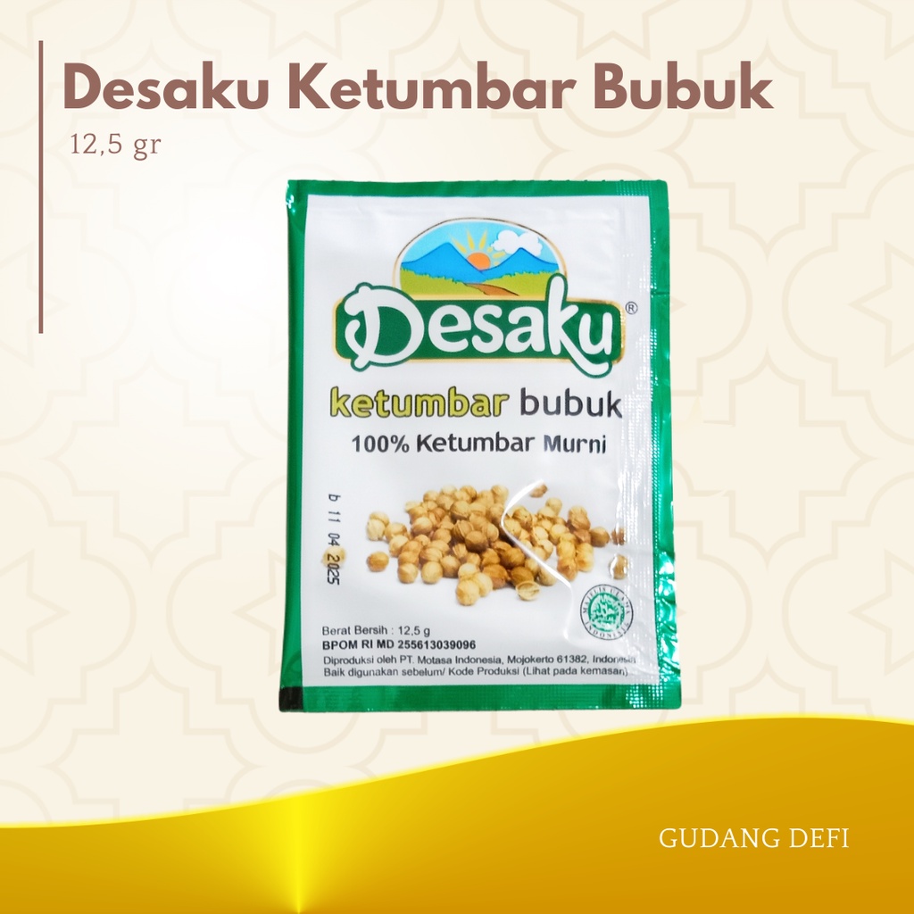 

DESAKU KETUMBAR BUBUK 12,5 GRAM SACHET