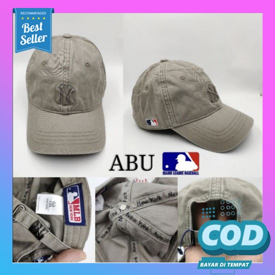 [Star] Topi Pria Hitam Branded Import Original Cewek Baseball L9T PV320 Topi Baseball Topi Ny Premiu