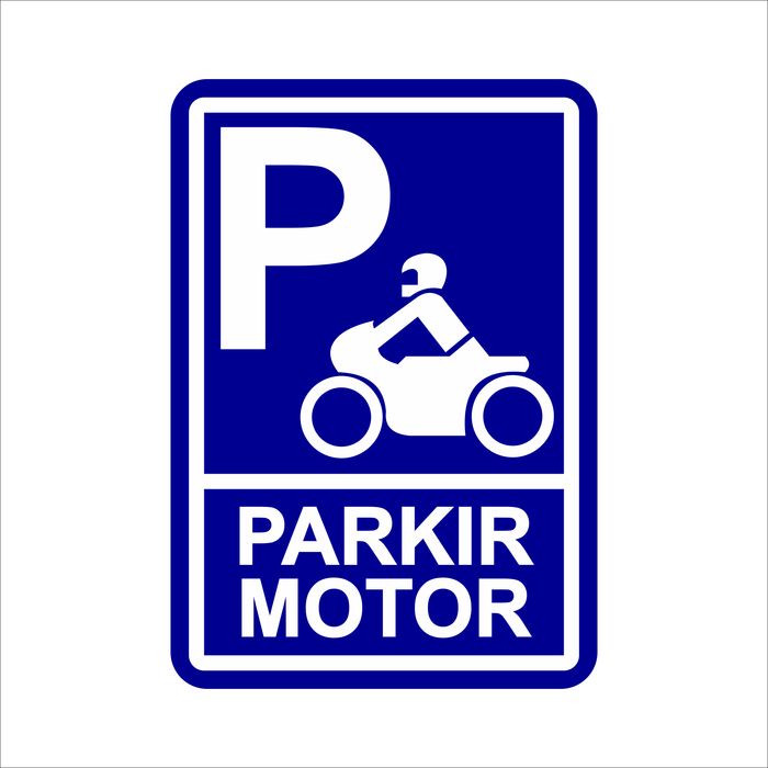 

SIGN STICKER PARKIR MOTOR UKURAN 30X40CM K3 RAMBU SAFETY RAMBU STIKER