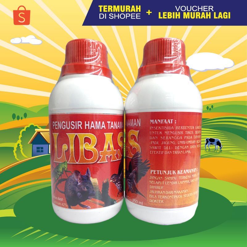 LIBAS - Pengusir Tikus Obat Tikus Racun Tikus Cair Obat Hama Tanaman Pembunuh Tikus Pengusir Tikus