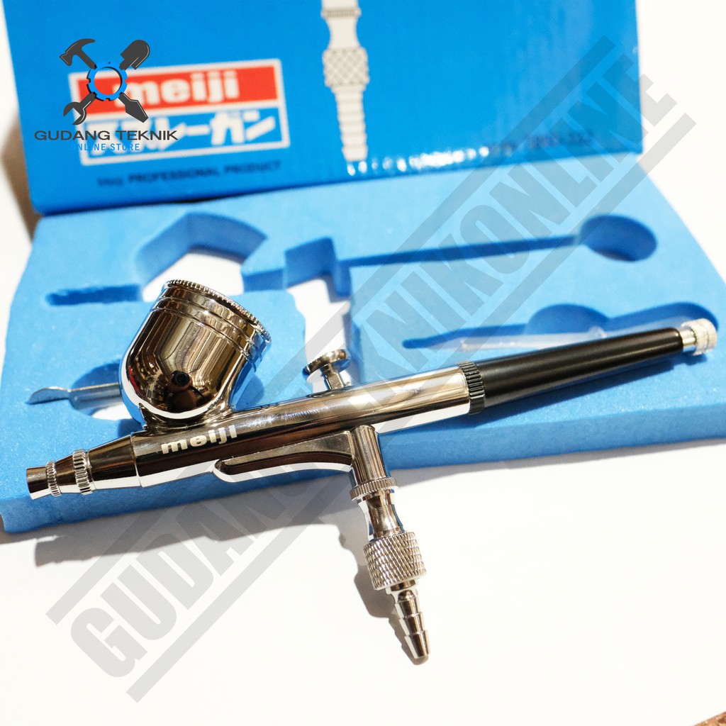 Air Paint Brush Meiji E24 / Air Brush Kit Pen Paint Spray Gun Spet Lukis Airbrush Meiji 3860-332