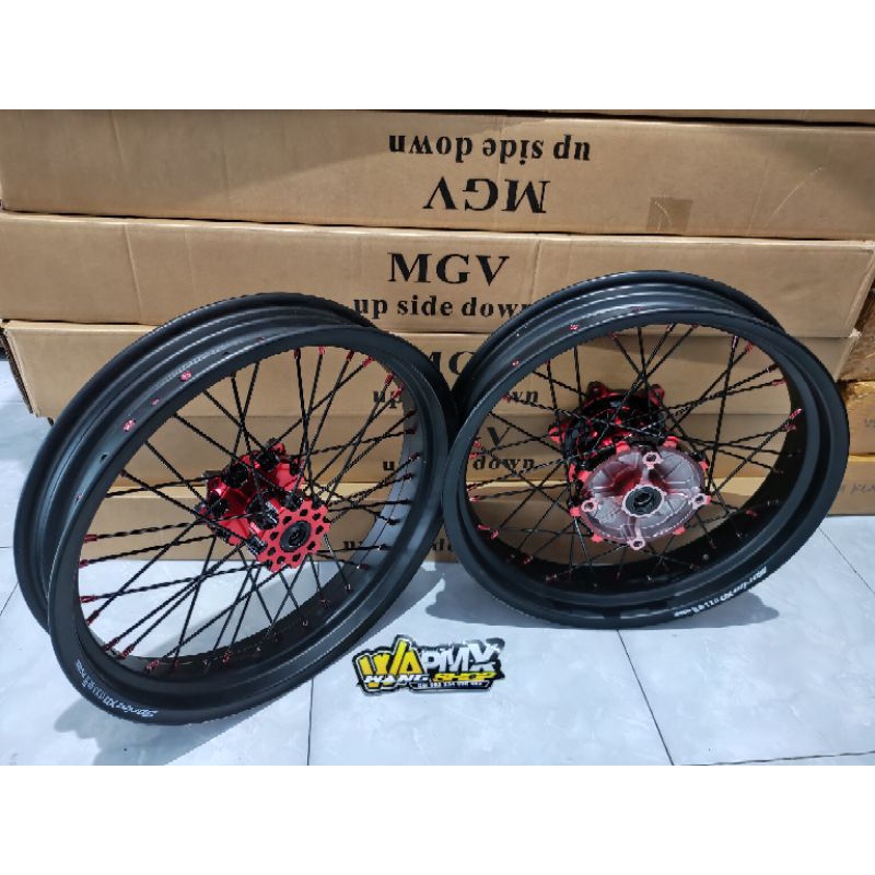 whellset sumo crf tanpa ban velg supermoto crf