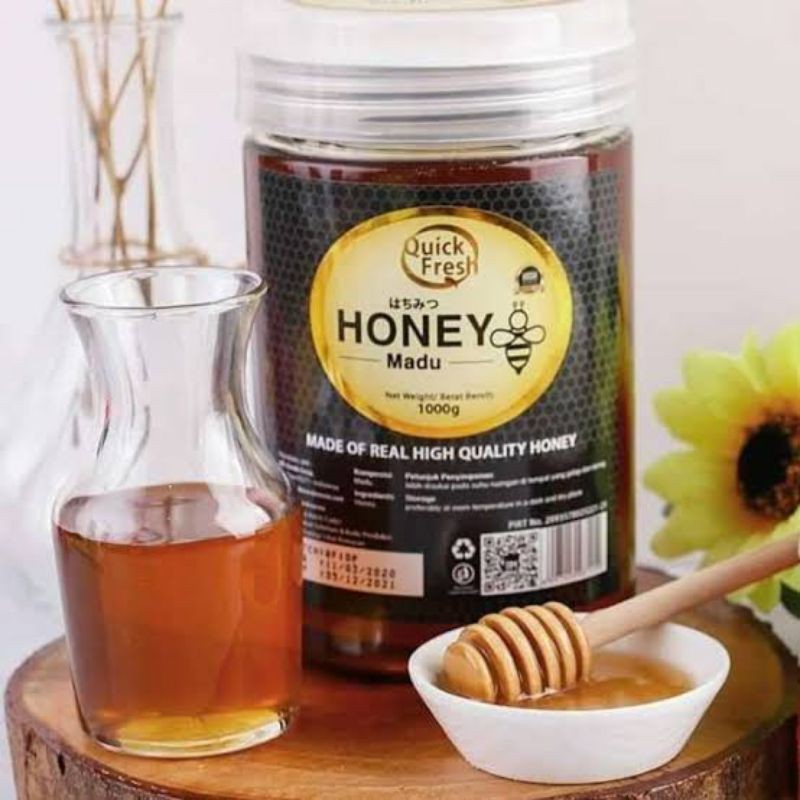 

Quick Fresh Honey 1000gr (Botol Plastik)