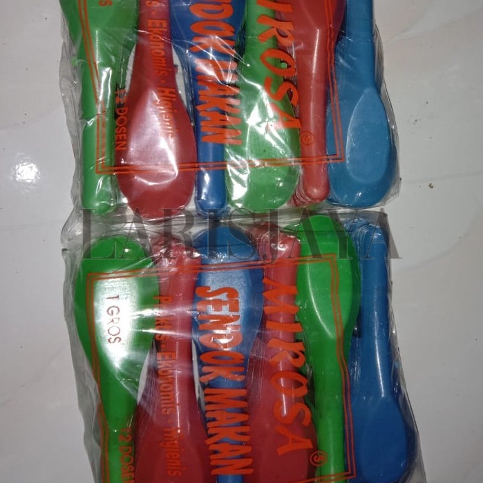 DISKON BESAR Sendok plastik Bebek MIROSA/Sendok Plastik/Sendok Bebek Plastik