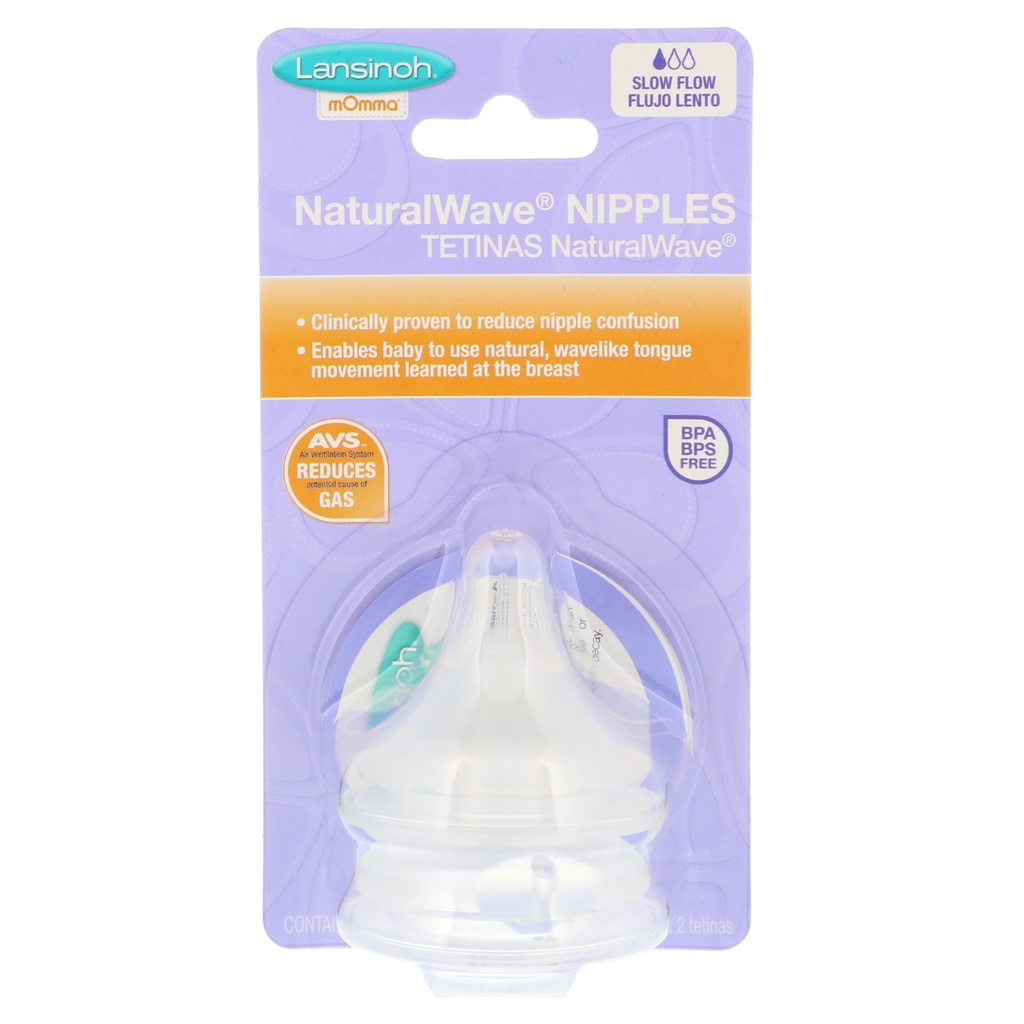 NIPPLE LANSINOH S NATURAL WAVE TEAT 60101 / DOT