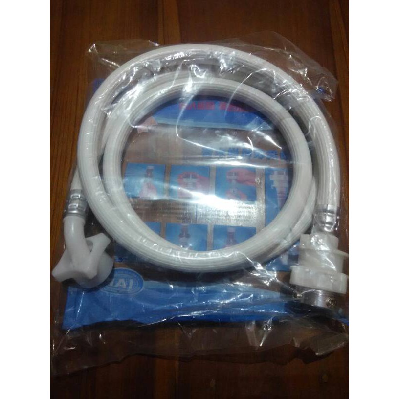 Selang Inlet Mesin Cuci 1 tbg otomatis 1,5m, Inlet Hose