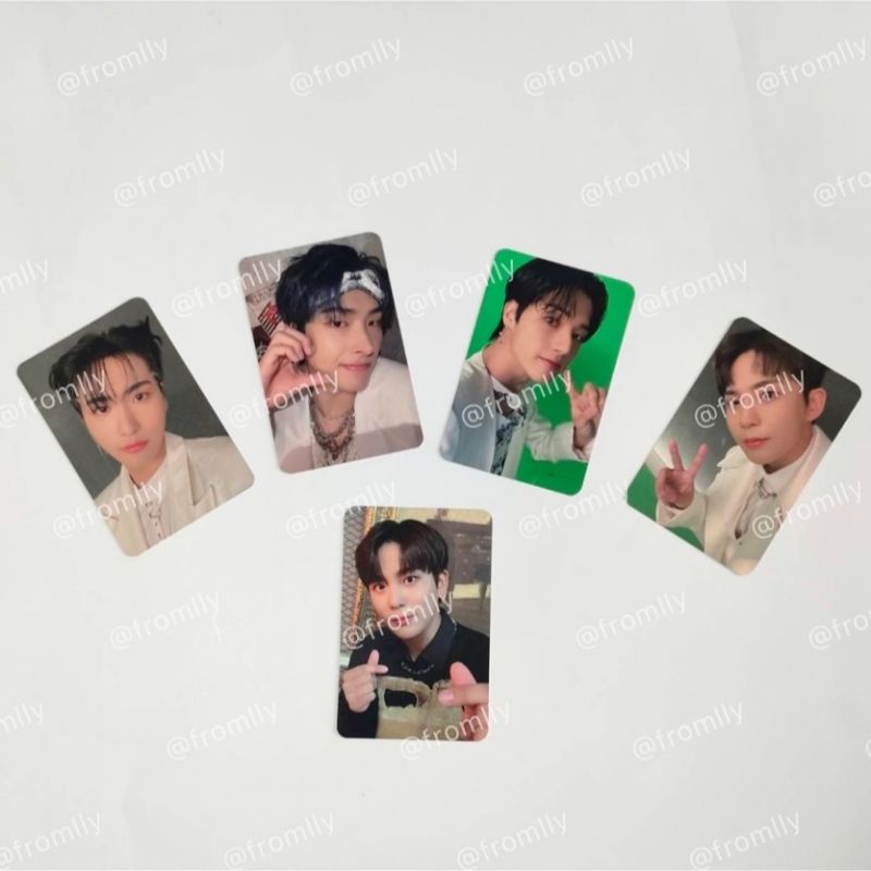ATEEZ THE WORLD EP.1 : MOVEMENT POP UP EVERLINE OFFICIAL PHOTO CARD  hongjoong seonghwa yunho yeosan