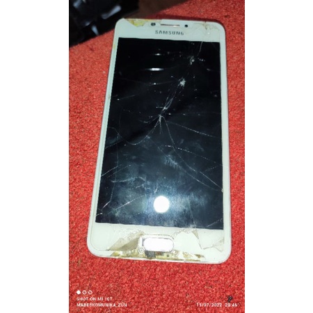 samsung c7 pro c7010 mesin normal lcd tc pecah