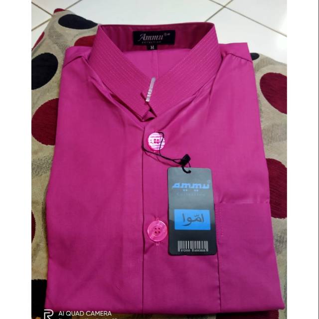 Baju koko ammu pink fanta size  XL